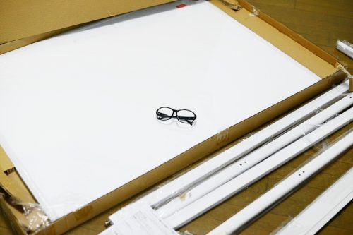 オフィスコム ホワイトボード 脚付き 両面 1200×900mm