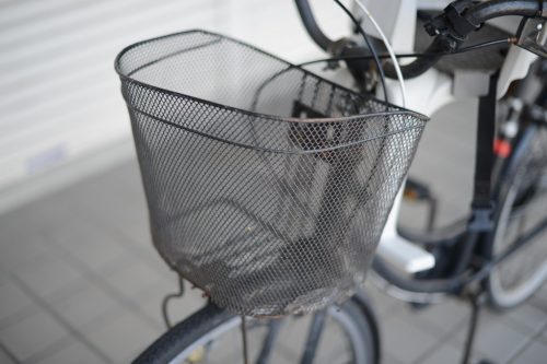 ママチャリ 大きなカゴ