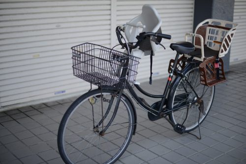 ママチャリ 大きなカゴ