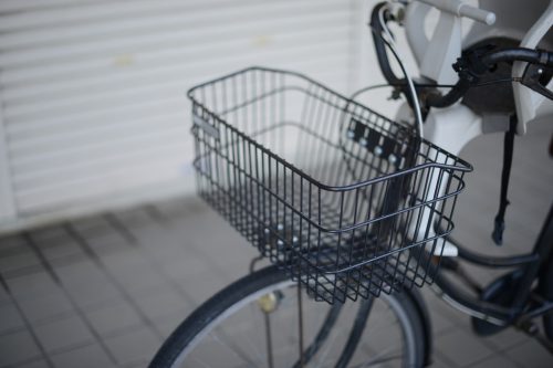 ママチャリ 大きなカゴ