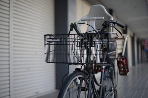 ママチャリ 大きなカゴ