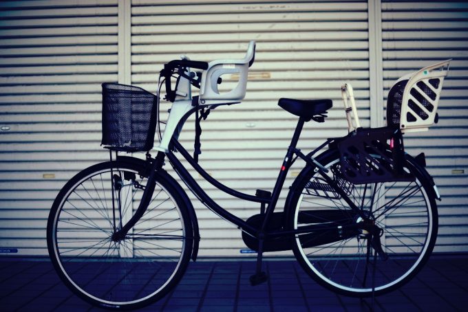 ママチャリ 大きなカゴ